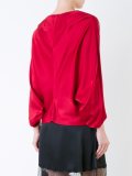 drapey boat neck top
