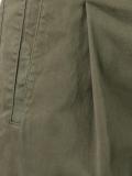 pleat detailing straight trousers