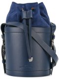 contrast lining bucket bag