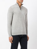 The Regent fine gauge half zip jumper