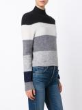 turtleneck striped jumper