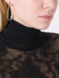 snake hoop earrings
