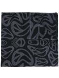 peace sign scarf