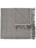 cashmere checked scarf