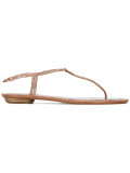 crystal strap sandals