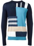 patterned stripe jumper