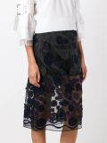 patched skirt 