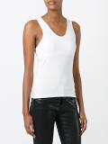 cut out back tank top