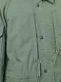 zipped hooded jacket
