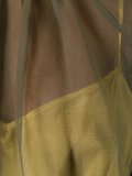 bishop sleeve sheer blouse