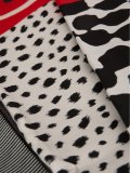 contrast print scarf 