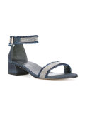 stud detail fringed sandals