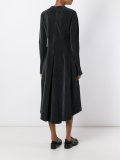 draped midi dress