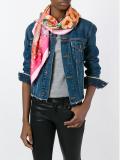 rooster print scarf