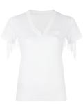 fringed trim T-shirt