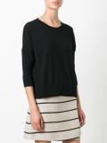 three-quarters sleeve sweatshirt