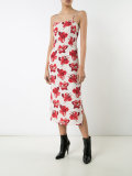 floral print fitted dress