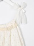 'Gold Dot Big Tie' dress