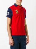 embroidered logo polo shirt 
