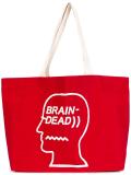 logo print tote