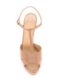 patent open toe sandals