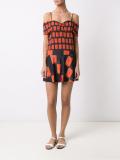 printed A-line skirt