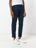 'Adele' pinstriped cropped trousers