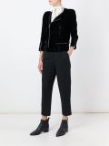 velvet biker jacket