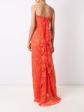 strapless gown