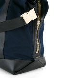 roll top tote bag 
