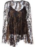 tulle overlayer blouse 
