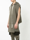 oversized sleeveless hoodie 