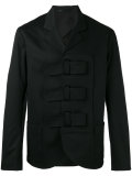 multi-strap blazer