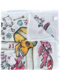 floral print scarf 