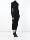 turtleneck maxi dress