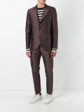 geometric pattern tailored trousers