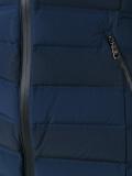 zipped padded coat