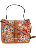 floral embellished satchel
