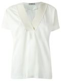 v-neck blouse