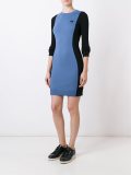 heart plaque fitted dress