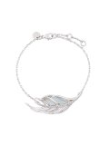 'White Feather' diamond bracelet