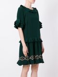 shortsleeved ruffle dress
