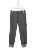 gathered ankle trousers