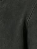 zipped bomber jacket