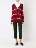 tie-dye print cardigan