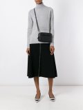 zipped shoulder bag 