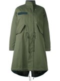 layered fishtail parka
