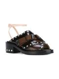 studded buckle sandals