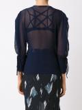 sheer blouse