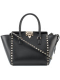 Valentino Garavani Rockstud trapeze tote